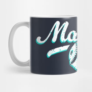 Retro Mariners offset Mug